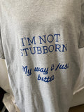 Gray/Blue T-Shirt