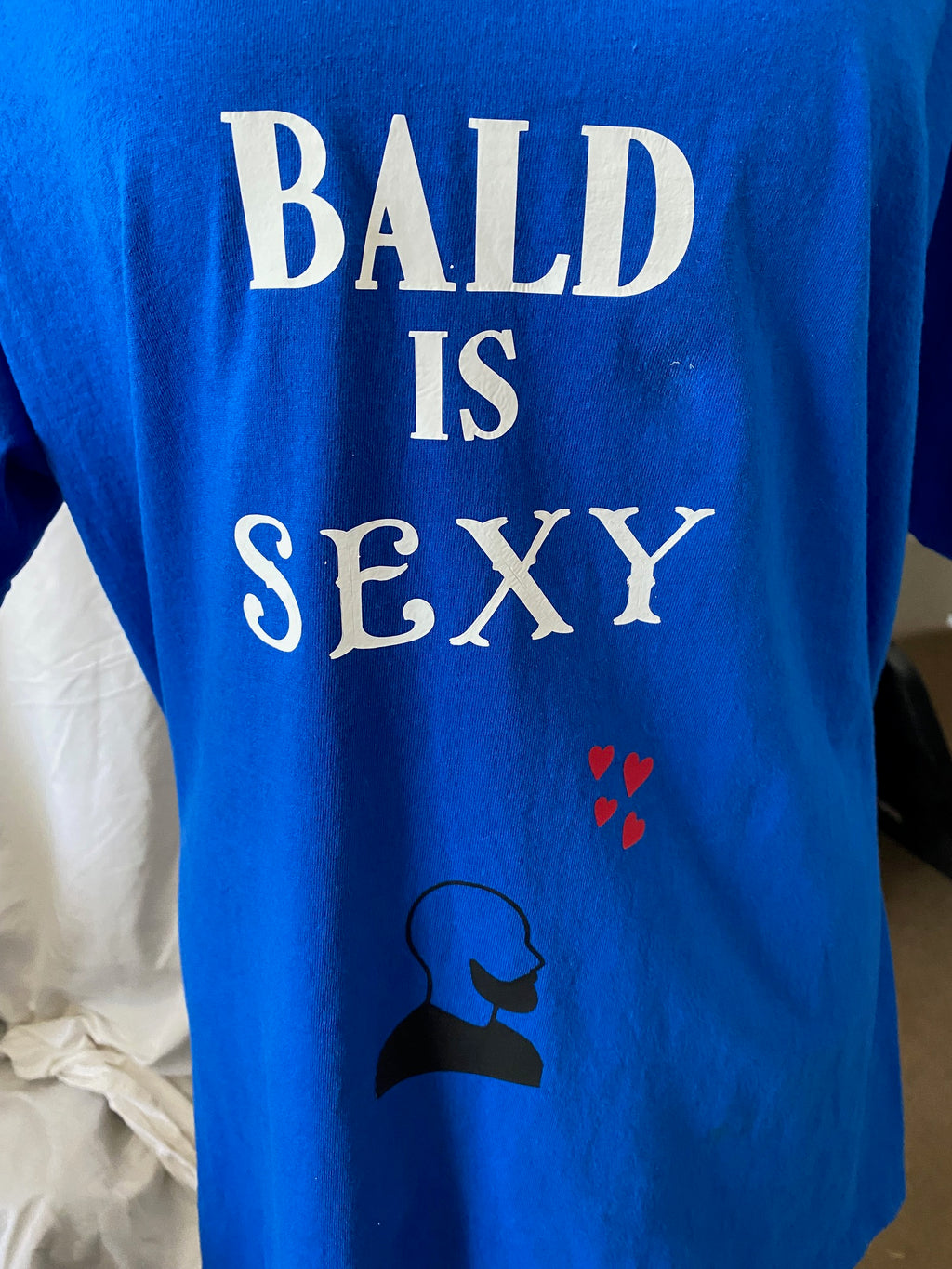 Blue Bald T-Shirt