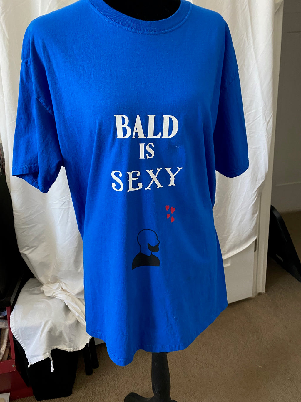 Blue Bald T-Shirt